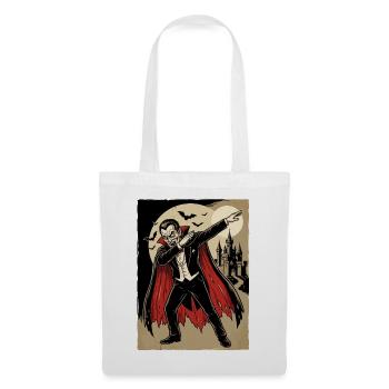 Dabbing Vampire – Funny Horror Cartoon - Tote Bag - white - Front