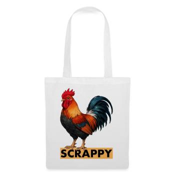 Communauté de jeu drôle de Scrappy Rooster Speranza - Sac en tissu - blanc - Devant