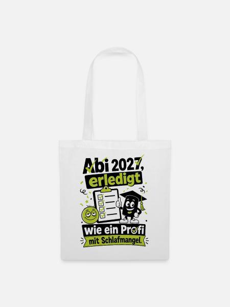 Profi mit Schlafmangel - Stoffbeutel - Weiß