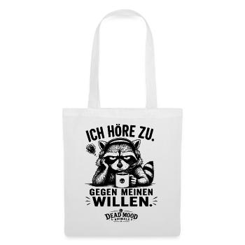 Geschenk für Kollegen Sarkasmus Humor  - Stoffbeutel - Weiß - Vorne