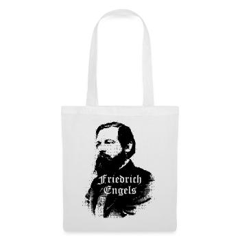 Friedrich Engels - Stoffbeutel - Weiß - Vorne