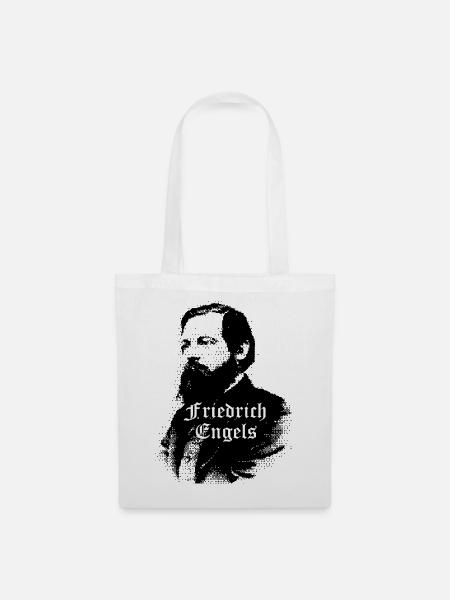 Friedrich Engels - Stoffbeutel - Weiß