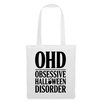 OHD Obsessive Halloween-Störung - Stoffbeutel - Weiß - Vorne