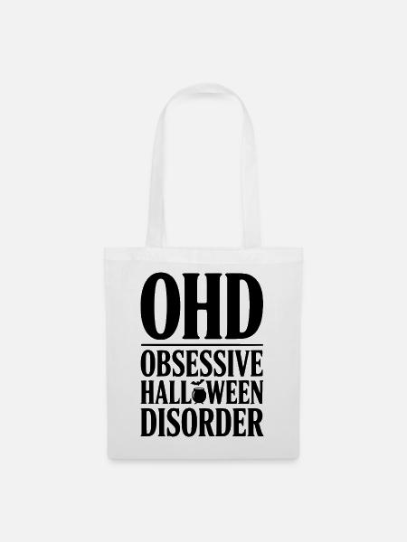 OHD Obsessive Halloween-Störung - Stoffbeutel - Weiß