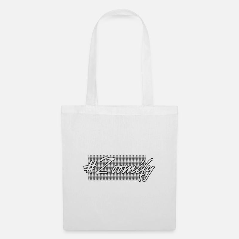 Zoomify Hatch Tag Slogan - Stoffbeutel - Weiß