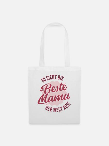 Beste Mama der Welt - Muttertag Geschenk Freizeit - Stoffbeutel - Weiß
