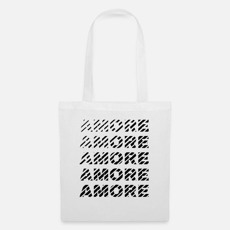 AMORE - Stoffbeutel - Weiß