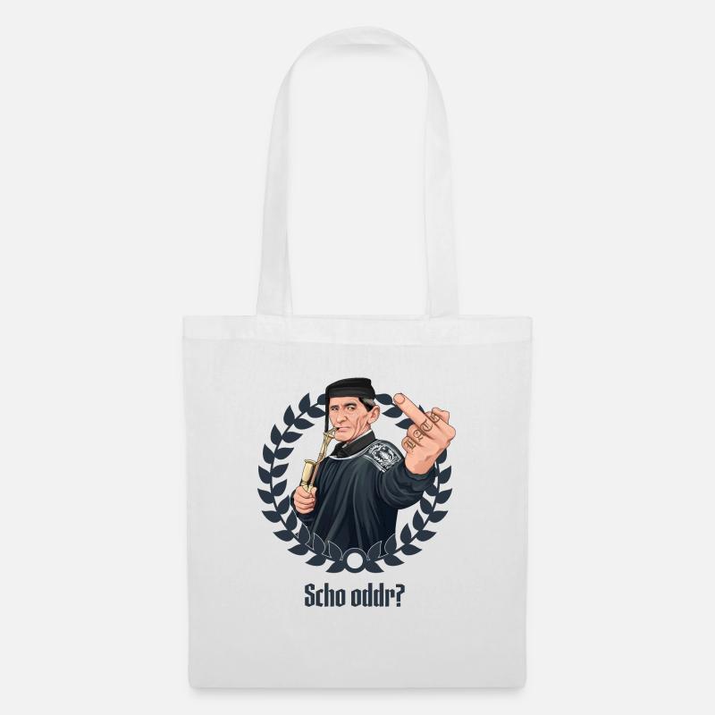 Rieser Grantler // Illustration - Stoffbeutel - Weiß