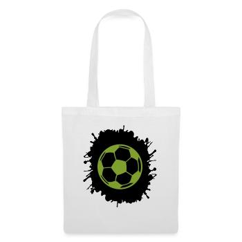 splatter fußball - Stoffbeutel - Weiß - Vorne