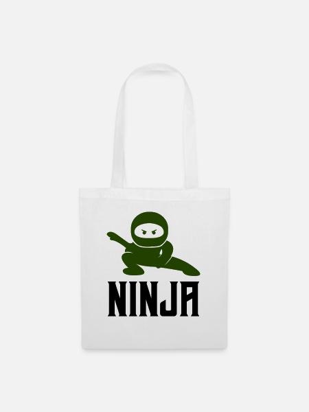 ninja comic - Stoffbeutel - Weiß