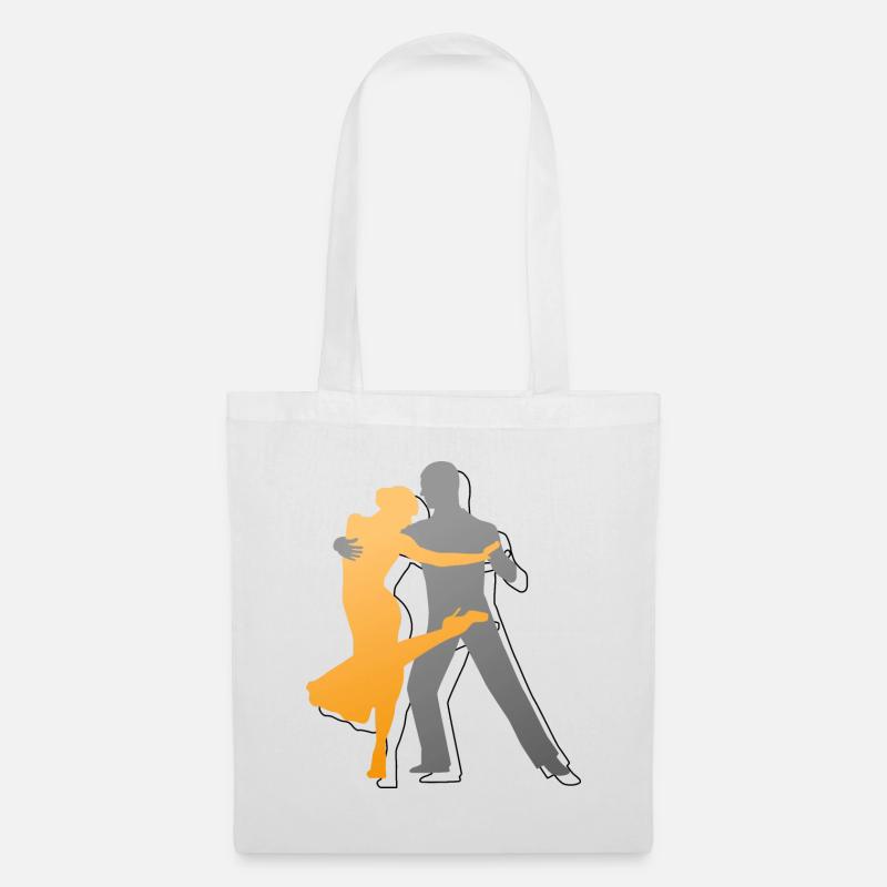 Tango Argentino Tanz Geschenk - Stoffbeutel - Weiß