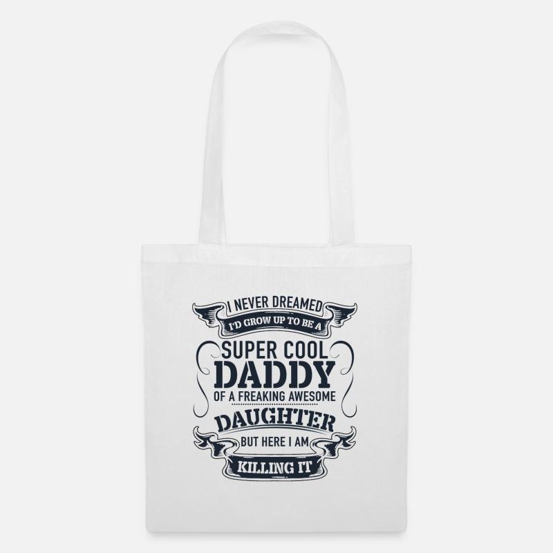Super cooler Daddy von A Freaking Awesome - Stoffbeutel - Weiß
