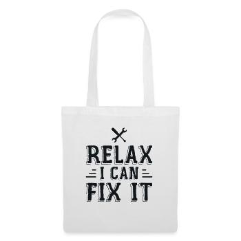 Détendez-vous, je peux le réparer - Sac en tissu - blanc - Devant