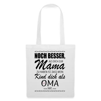 Muttertagsgeschenk Beste Mama Muttertag - Stoffbeutel - Weiß - Vorne
