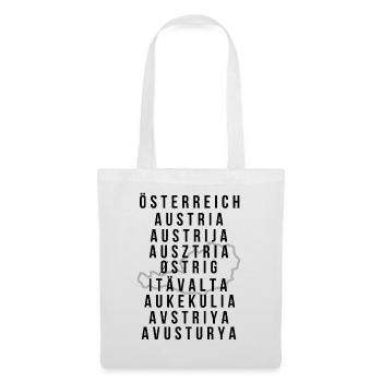 L'AUTRICHE - Sac en tissu - blanc - Devant