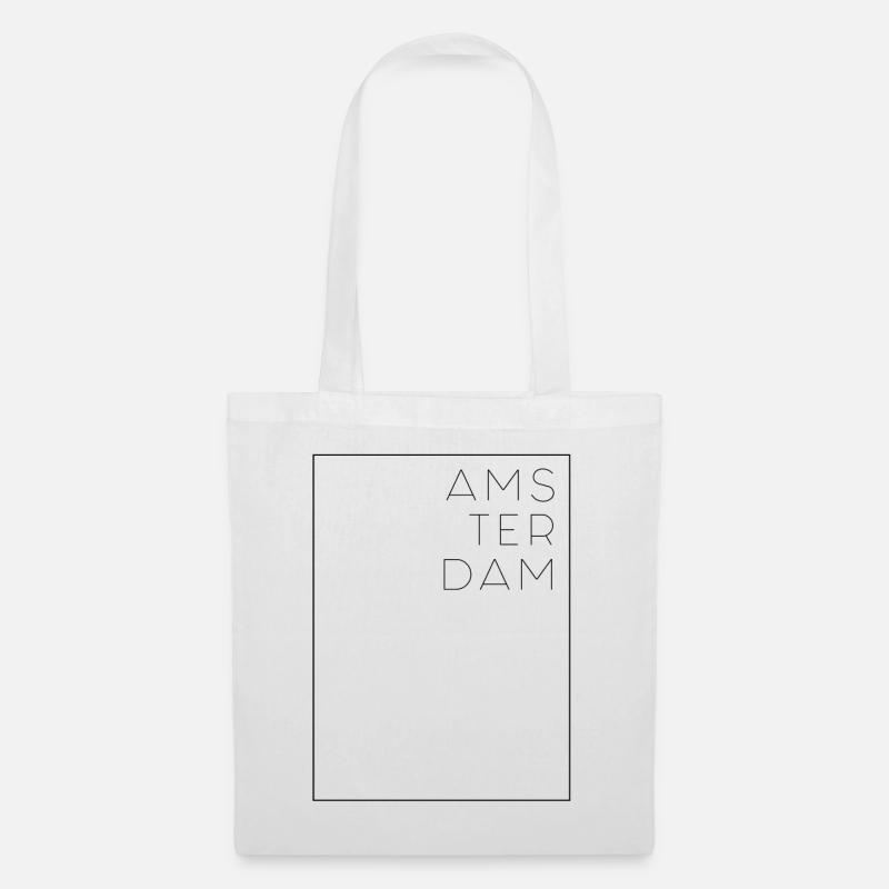Amsterdam - Stoffbeutel - Weiß