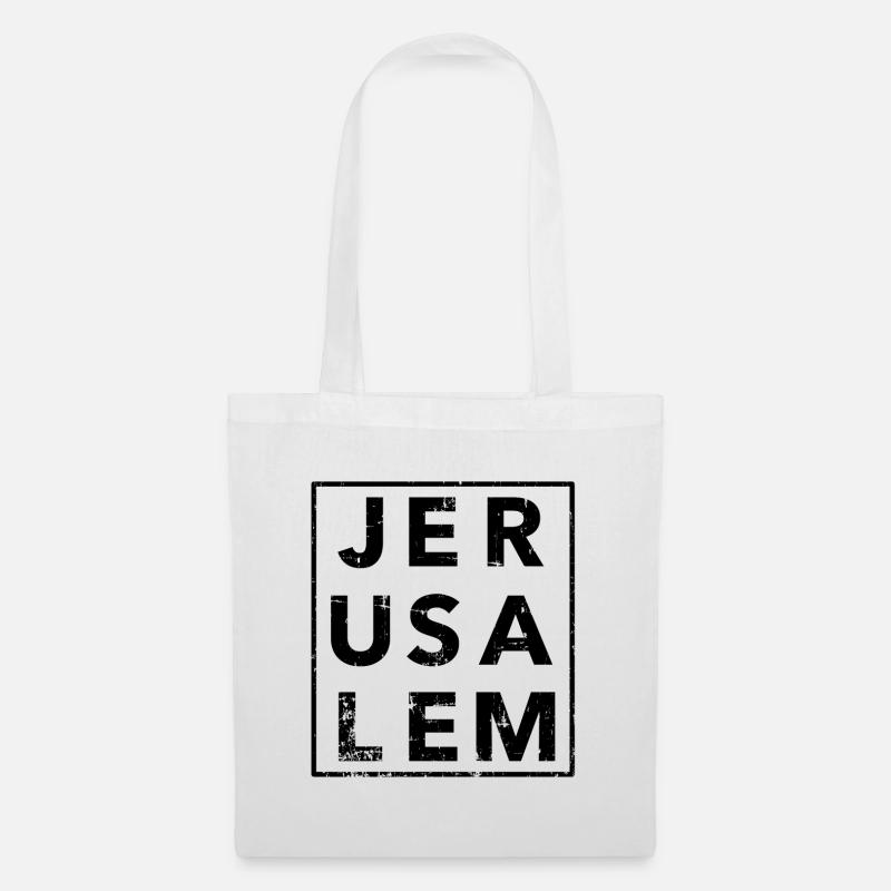Jerusalem - Stoffbeutel - Weiß