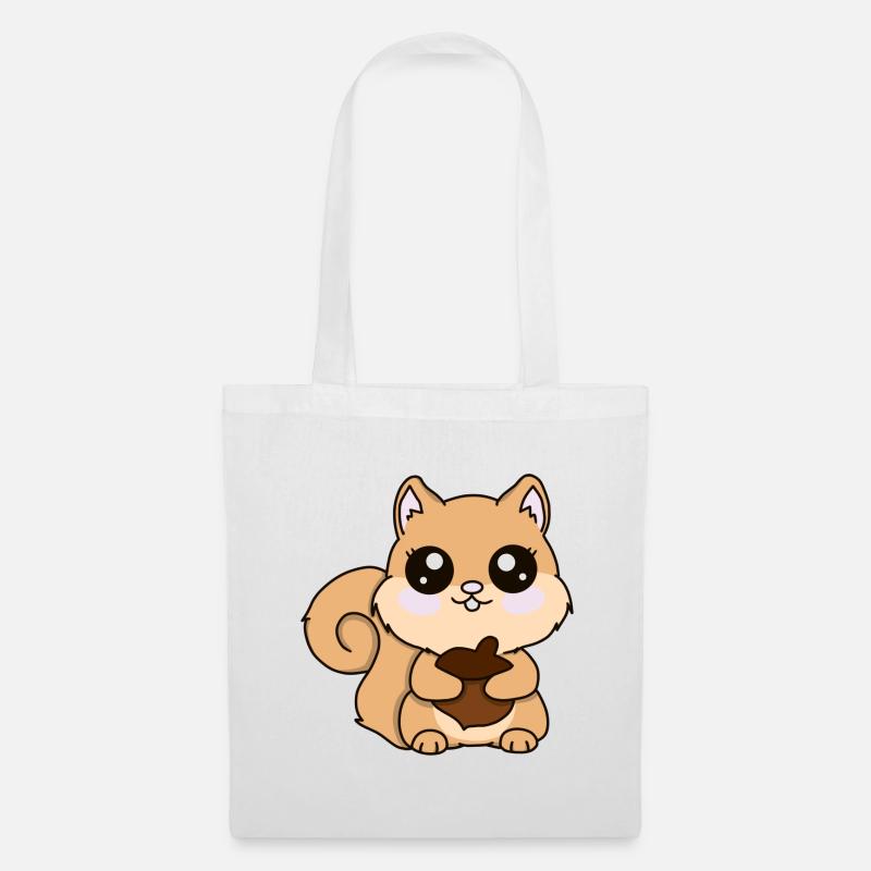 Squirrel - Tote Bag - white
