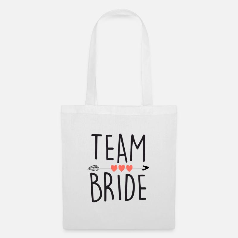 Team Bride - Stoffbeutel - Weiß