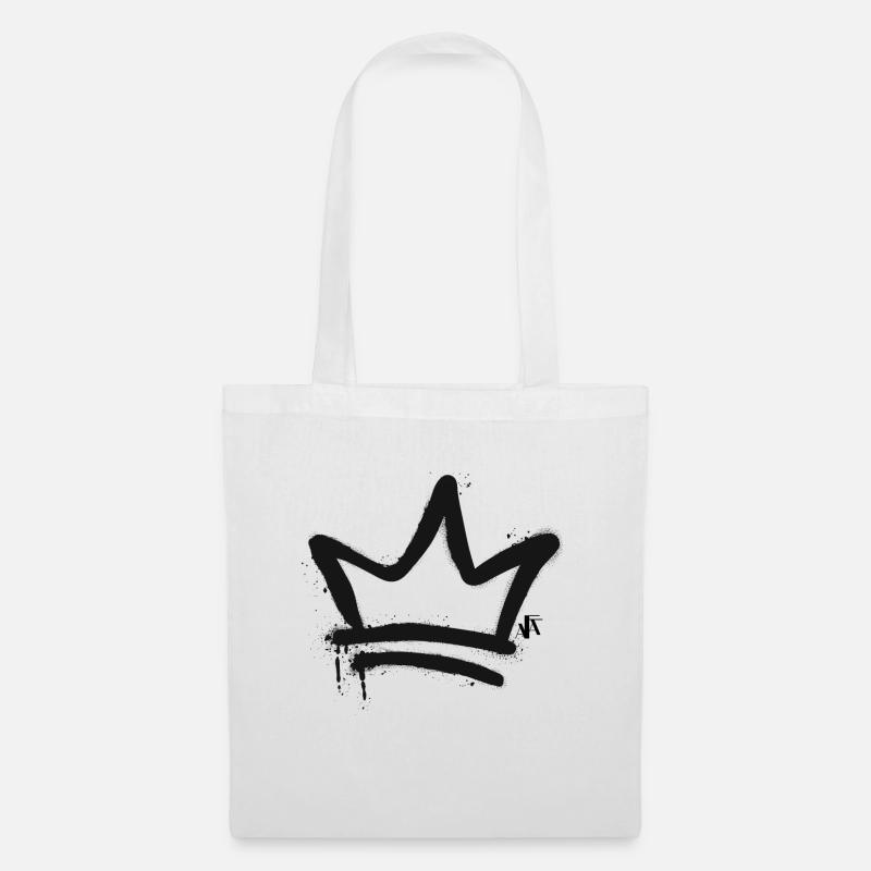 Spray Crown - Stoffbeutel - Weiß