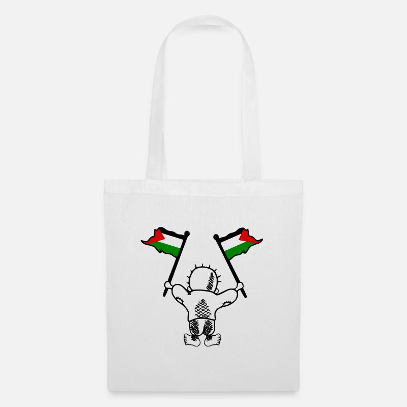 Free palestine handala - Stoffbeutel - Weiß
