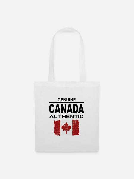Kanada - Maple Leaf - Canada - Stoffbeutel - Weiß