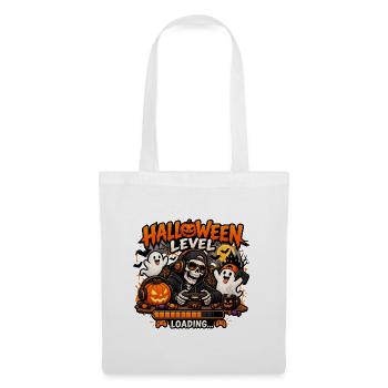 Halloween Level – Spooky Gaming Design - Stoffbeutel - Weiß - Vorne