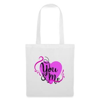 TOI ET MOI - Sac en tissu - blanc - Devant