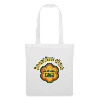 Legendary since February 1967 Birthday Retro - Tote Bag - white - Front