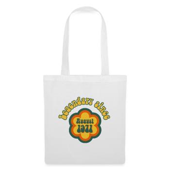 Legendary since August 1971 Birthday Retro - Tote Bag - white - Front