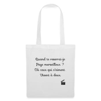 Quand te reverrai-je ? Les bronzés font du ski ! - Sac en tissu - blanc - Devant