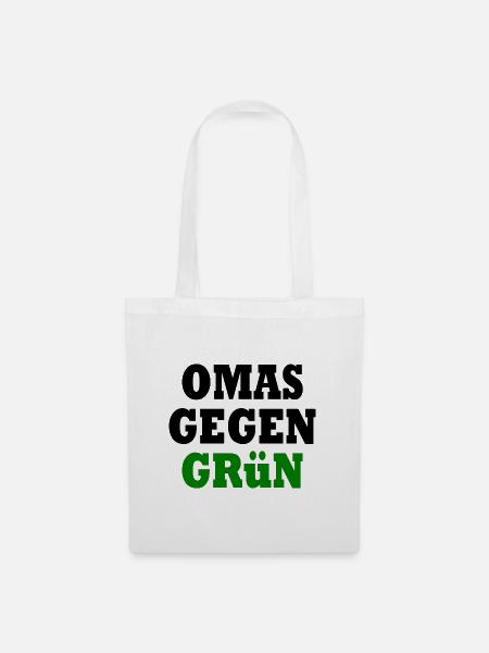 Omas gegen grün - Stoffbeutel - Weiß