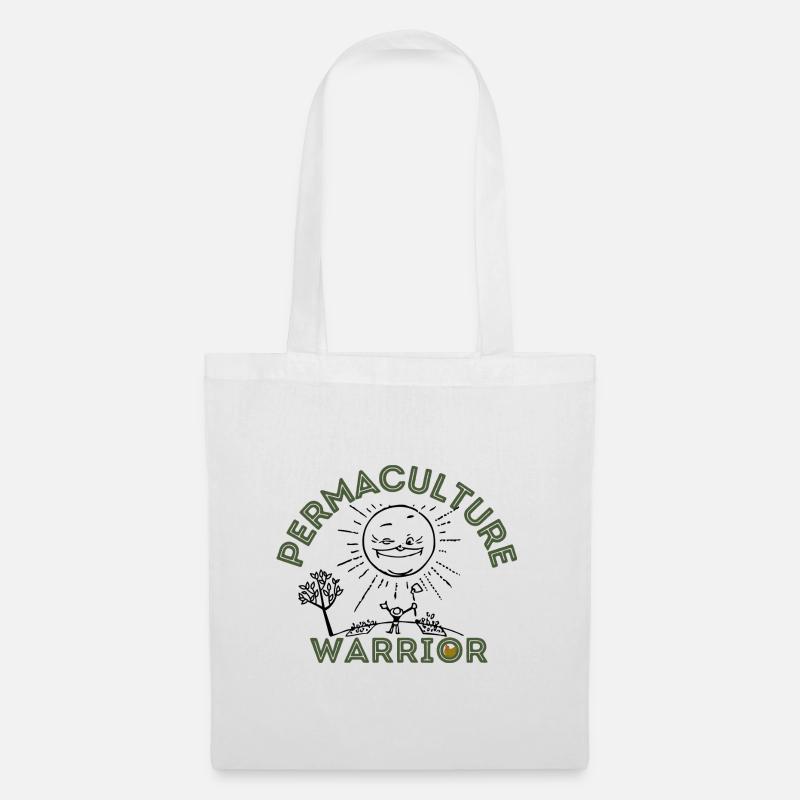 Permaculture Warrior - Stoffbeutel - Weiß
