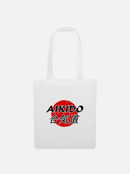 Aikido - Stoffbeutel - Weiß