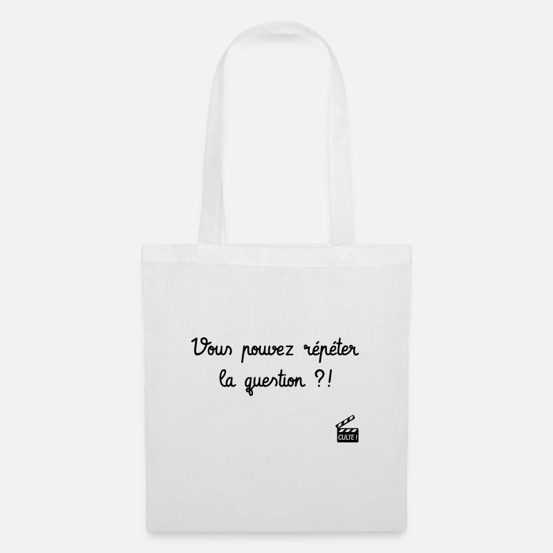 Vous pouvez répéter la question ?! Les Inconnus - Sac en tissu - blanc