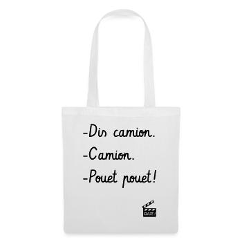 Dis Camion ☀️ Les Bronzés - Réplique Culte - Drôle - Sac en tissu - blanc - Devant