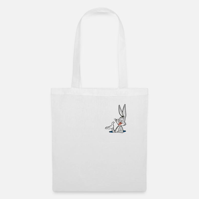 Looney Tunes Bugs Bunny Tasche - Stoffbeutel - Weiß