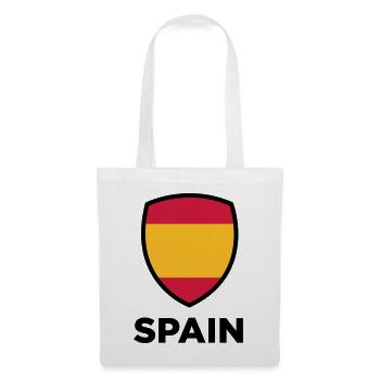 Drapeau national de l Espagne - Sac en tissu - blanc - Devant