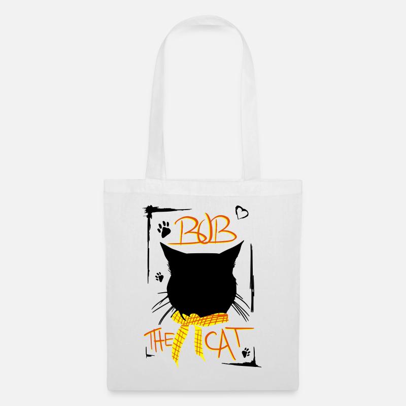 BOB DER STREUNER I BOB THE CAT - Stoffbeutel - Weiß
