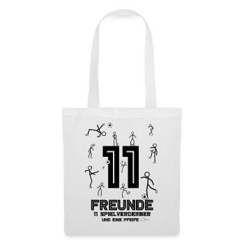 fußball freunde - Stoffbeutel - Weiß - Vorne