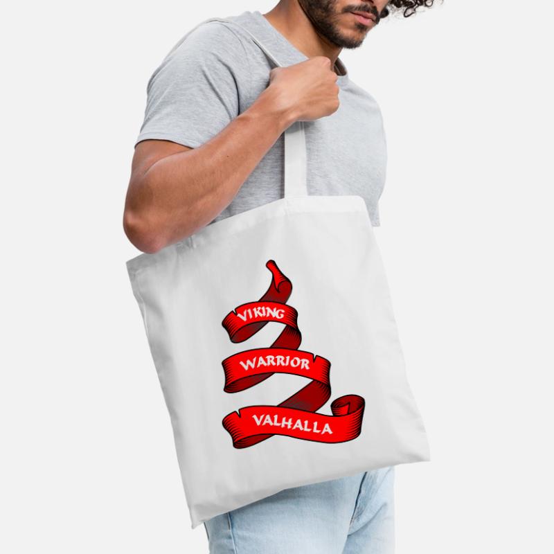 Wikinger Wimpel oder Banner rot Stoffbeutel
