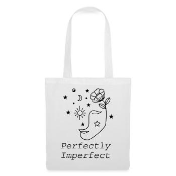 Parfaitement imparfait - Sac en tissu - blanc - Devant