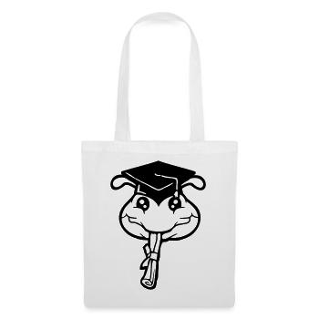 Caterpillar High School Graduation Passed College Worm - Tote Bag - white - Front