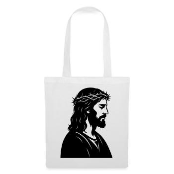 Jésus - Sac en tissu - blanc - Devant