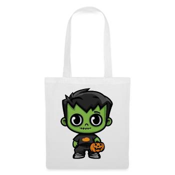 Zombie Halloween Cute Comic - Tote Bag - white - Front
