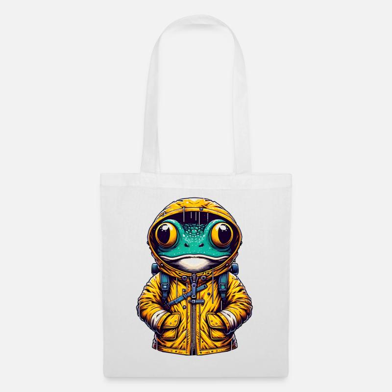 Urban Frog - Stoffbeutel - Weiß