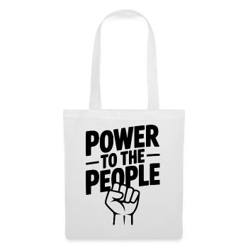Power to the People - Tote Bag - white - Front