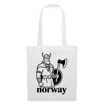 Norwegen - Stoffbeutel - Weiß - Vorne