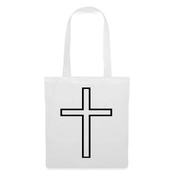 Christian Cross - Tote Bag - white - Front