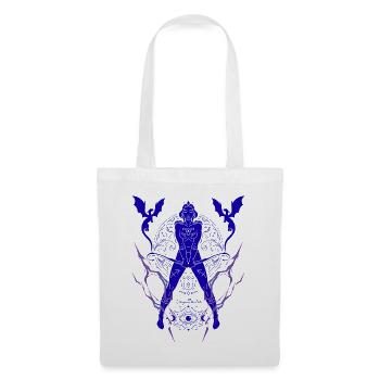 Schütze-Frau – Astrologiegeschenk - Stoffbeutel - Weiß - Vorne